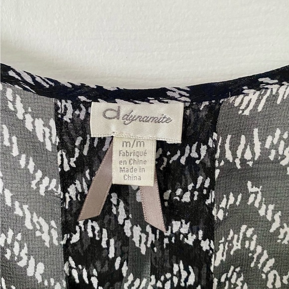 DYNAMITE light see through shirt for women size medium - Picture 6 of 6